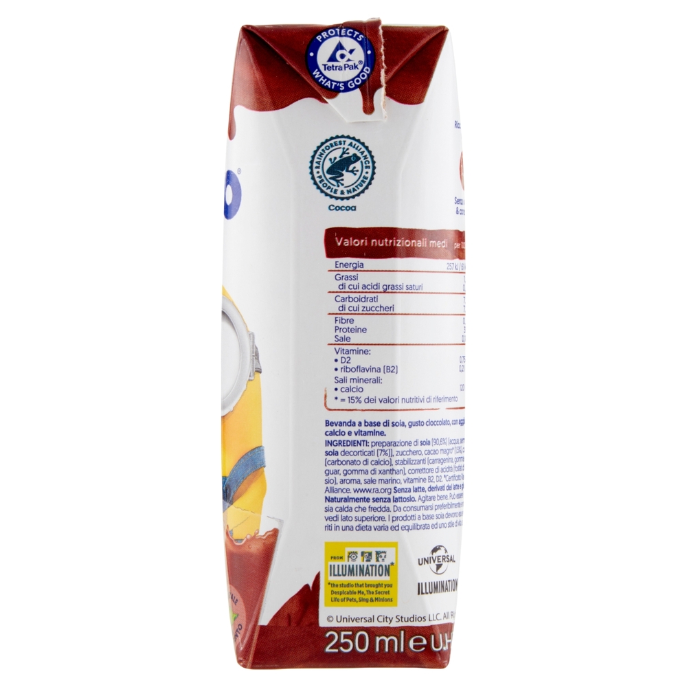 alpro Cioccolato, Bevanda alla Soia, 100% vegetale con vitamine B2, B12, D 250ml